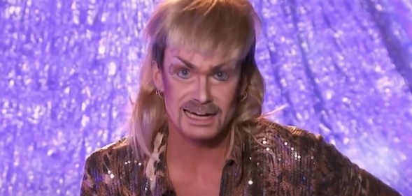 ChelseaBoy as Joe Exotic on Drag Race Holland Snatch Game