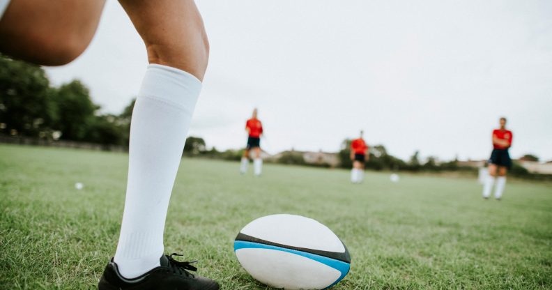 People playing rugby