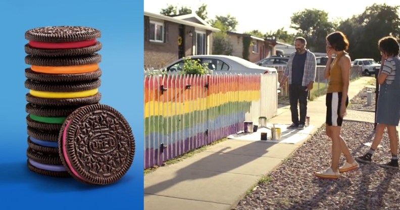 Oreo's latest ad, which features a lesbian daughter receiving support from her family, fuelled alarm among One Million Moms. (Oreo/Screen capture via YouTube)