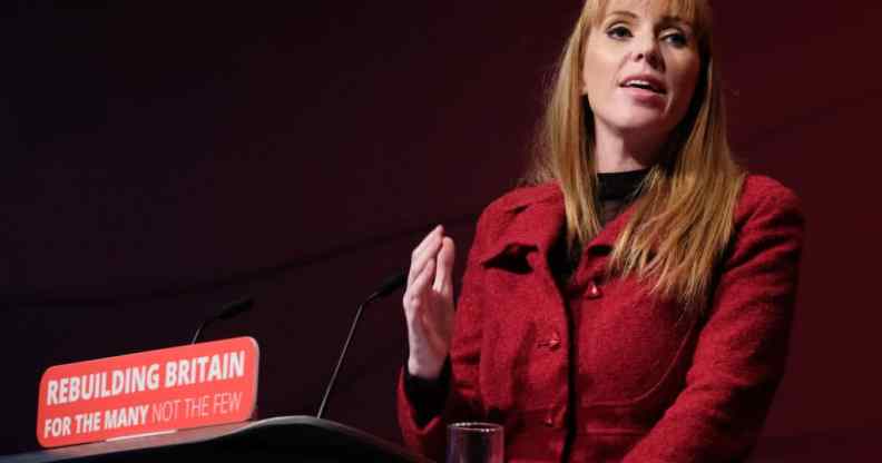 Angela Rayner Labour transgender