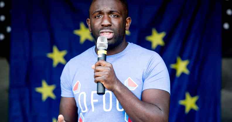 Pro-EU campaigner Femi Oluwole. (Ollie Millington/Getty Images)