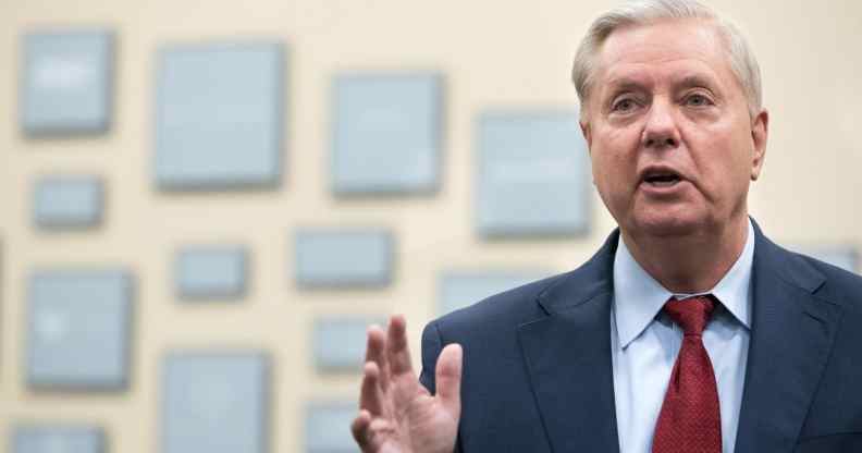 Senator Lindsey Graham is facing a tough challenge from Democrat challenger Jaime Harrison ahead of the November 3 election