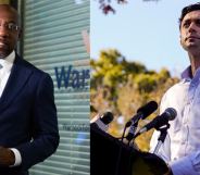 Georgia Democratic Senate candidates Rev. Raphael Warnock and Jon Ossoff