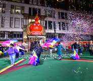 LGBT+ marching band at thanksgiving parade