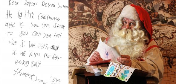 Will sent the letter to Santa Claus