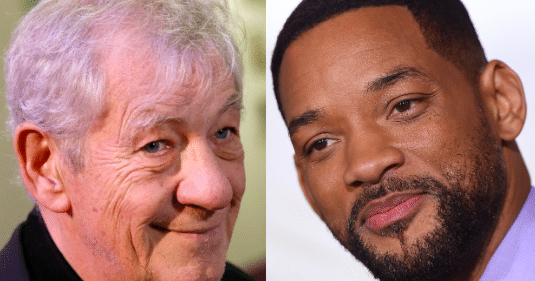 Ian McKellen and Will Smith