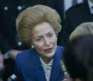 Gillian Anderson as Margaret Thatcher in The Crown