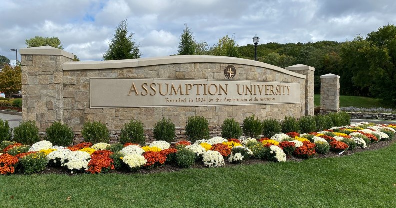 Assumption University, a private Catholic university in Massachusetts