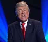 Alec Baldwin as Donald Trump singing