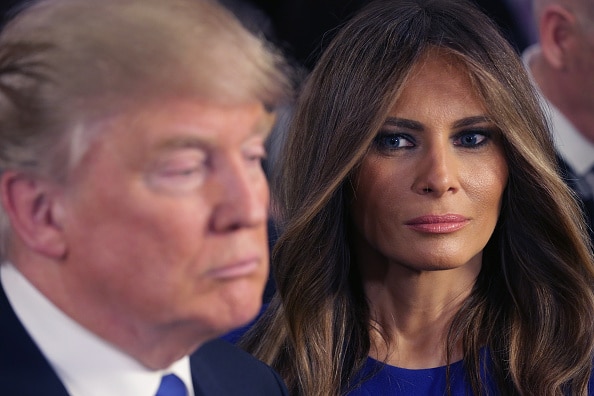 Donald Trump and his wife Melania. (Chip Somodevilla/Getty Images)