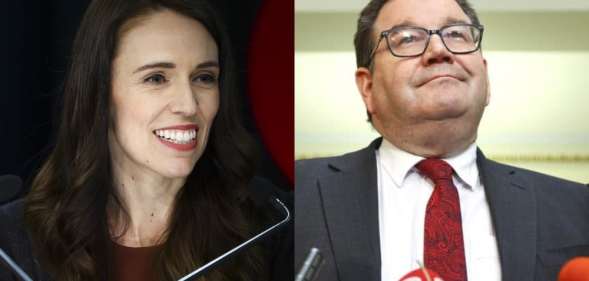 Jacinda Ardern and Grant Robertson