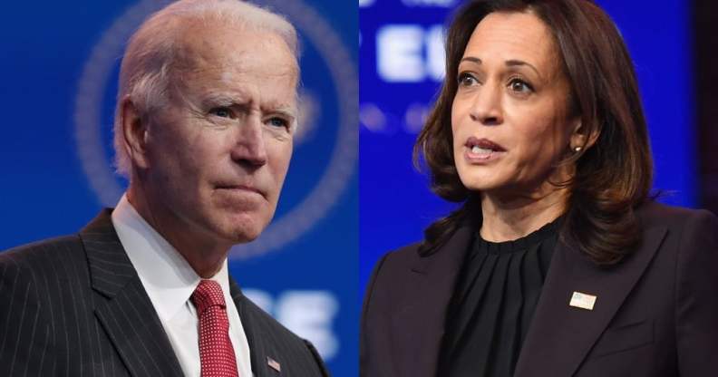 Joe Biden and Kamala Harris