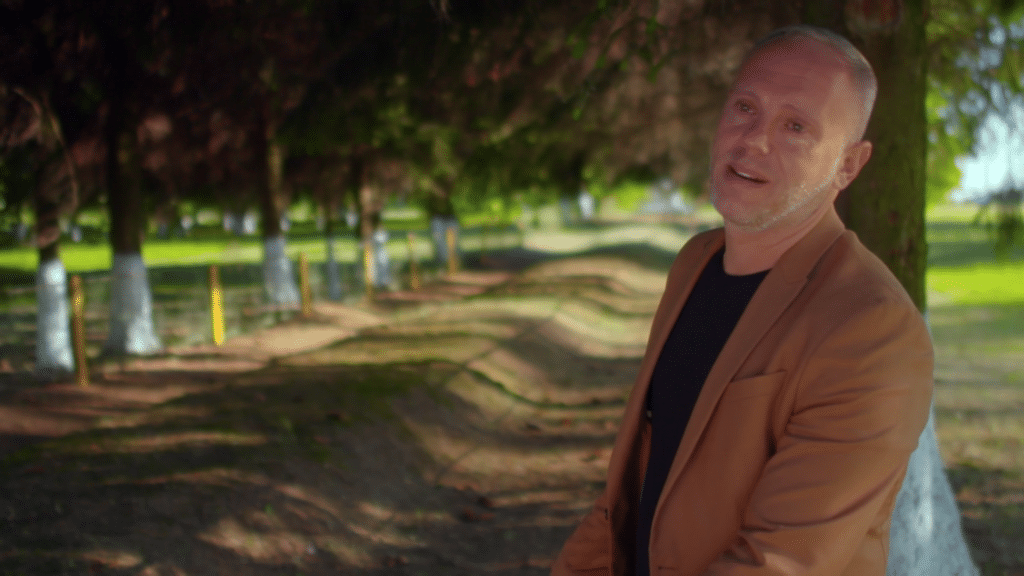 Rob Rinder visits a mass grave of Holocaust victims