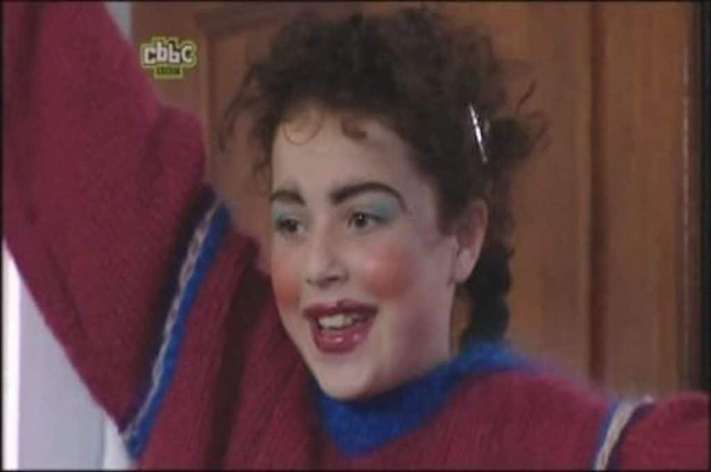 Tracy Beaker in makeup