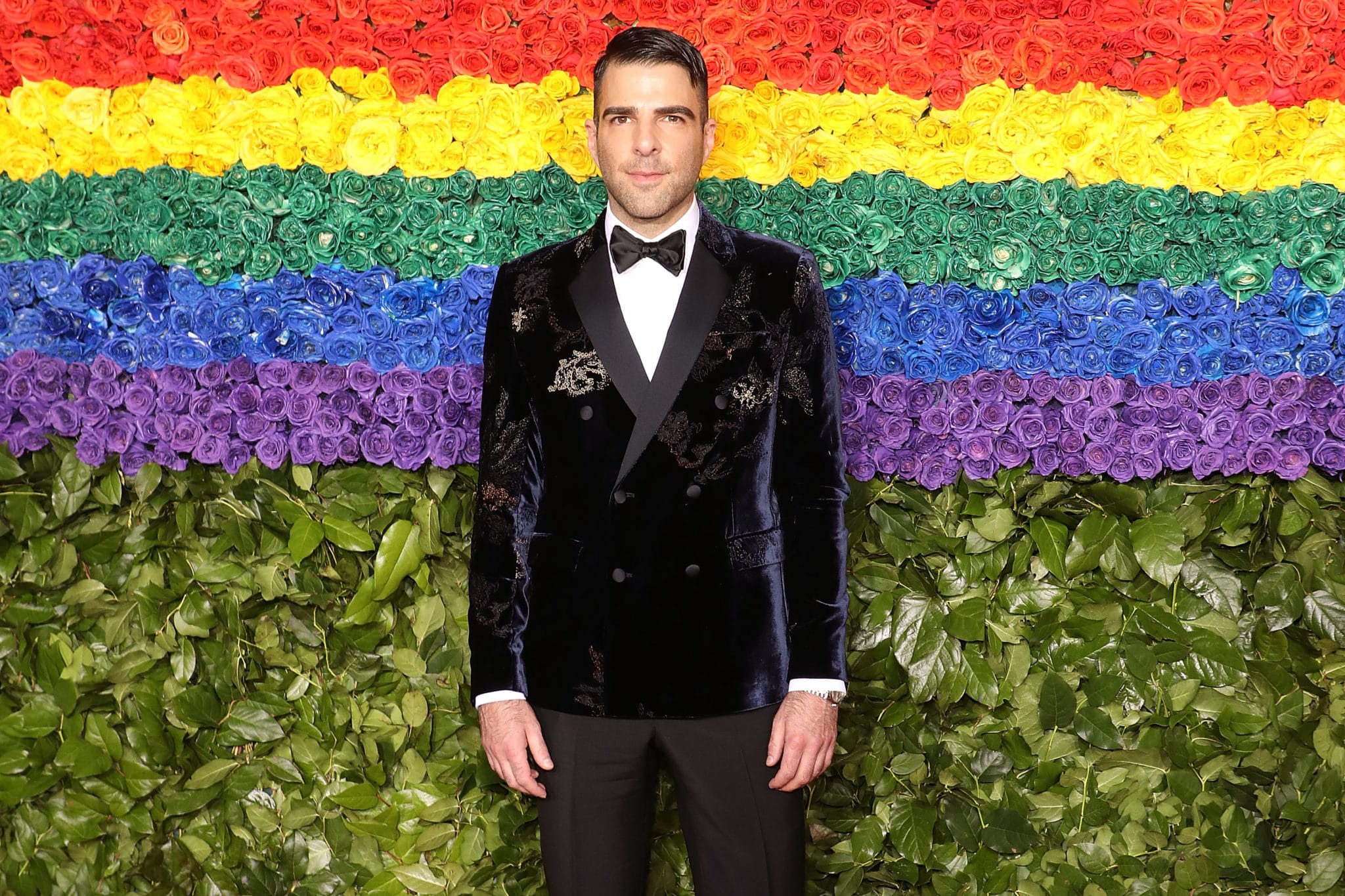 Zachary Quinto attends the 2019 Tony Awards 