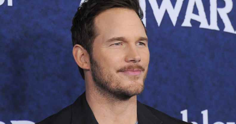 Chris Pratt in a t-shirt and blazer