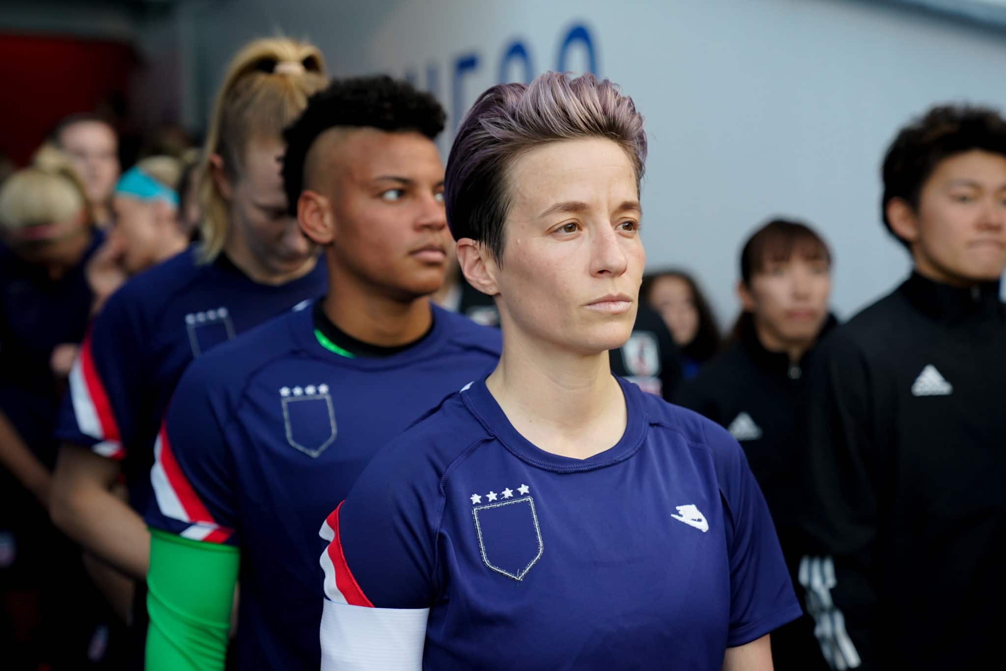 US soccer champion Megan Rapinoe.