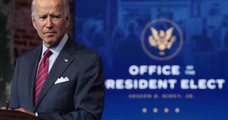 US President-elect Joe Biden praised Nancy Pelosi