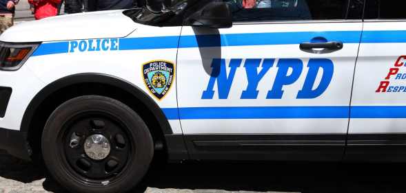 A New York City NYPD SUV