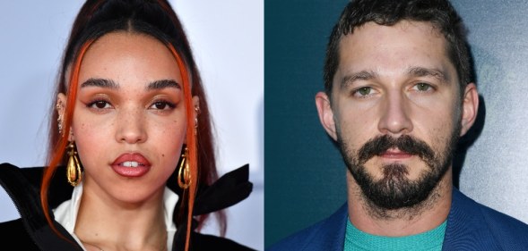 FKA twigs (L) and Shia LaBeouf.