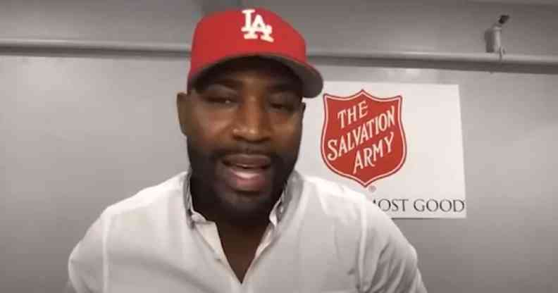 Queer Eye star Karamo Brown promoted the Salvation Army