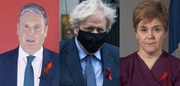 Keir Starmer, Boris Johnson and Nicola Sturgeon led tributes on World AIDS Day