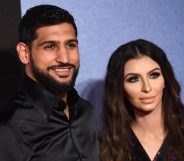 Boxer Amir Khan and his wife Faryal Makhdoom