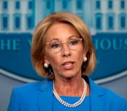 US Secretary of Education Betsy Devos