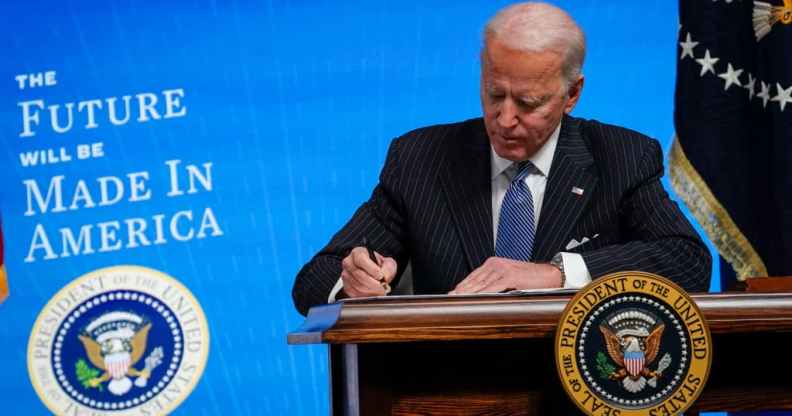 Joe Biden LGBT state bills