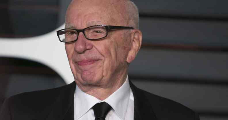 Media mogul Rupert Murdoch