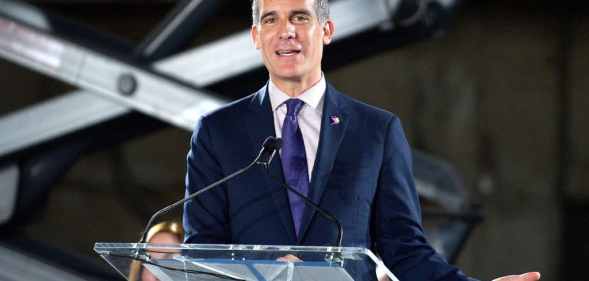 Eric Garcetti Los Angeles coronavirus gay