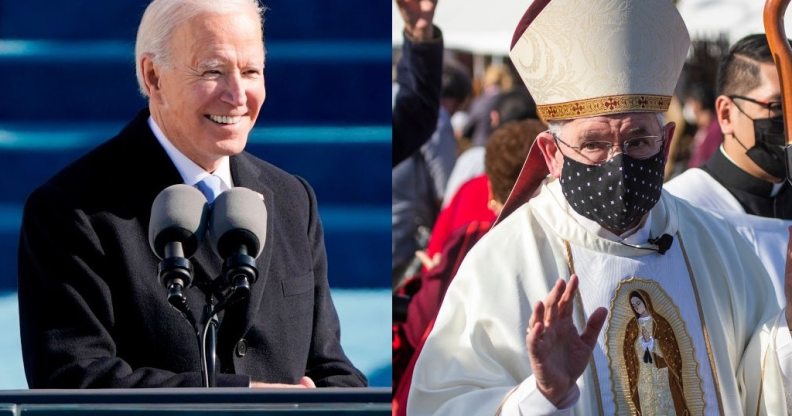 Joe Biden Los Angeles archbishop