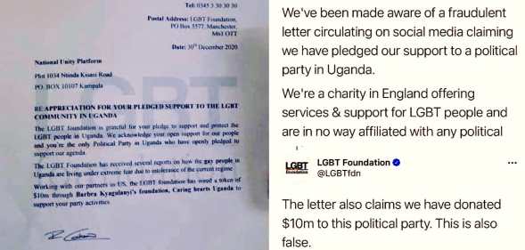 LGBT Foundation Manchester Uganda