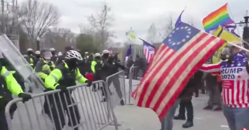 Gays For Trump waved rainbow flags amid white supremacist Capitol riot