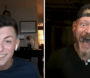 Gay son and his gay dad have emotional sex talk during Truth or Drink.