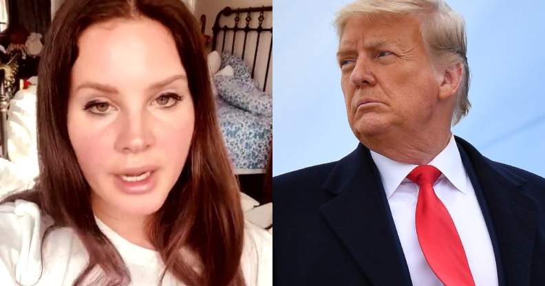 Lana Del Rey and Donald Trump