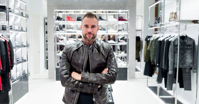 Philipp Plein attends a Philipp Plein boutique opening