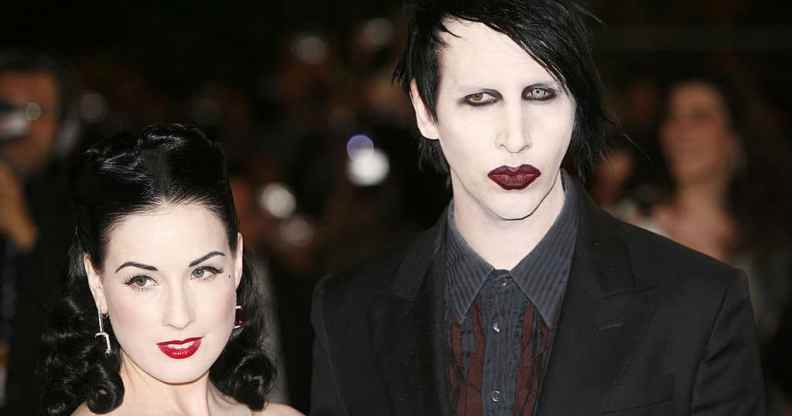 Marilyn Manson Dita Von Teese Evan Rachel Wood