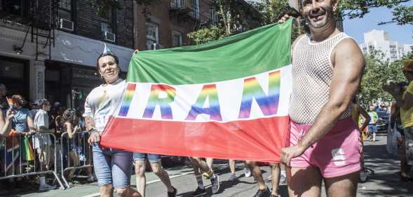 LGBT+ people in Iran face the death penalty or lashings for same-sex intercourse.