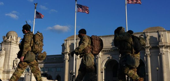 National Guard military troops