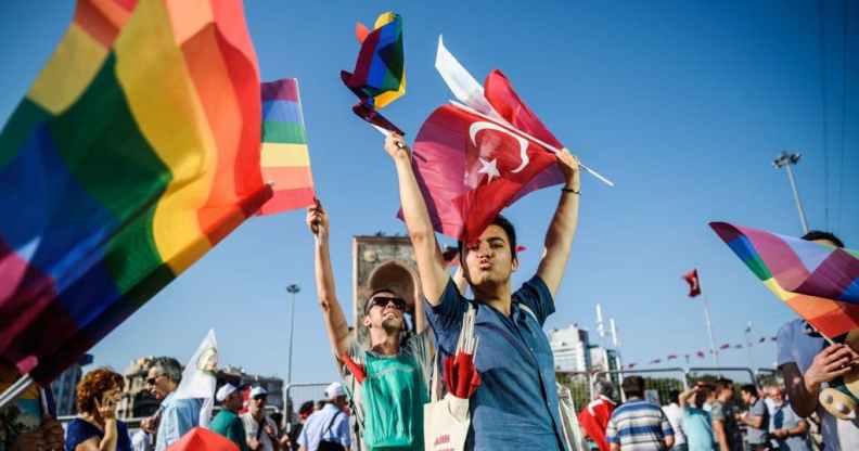 Turkey LGBT protest pride