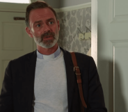 Daniel Brocklebank as gay vicar Billy Mayhew on Coronation Street