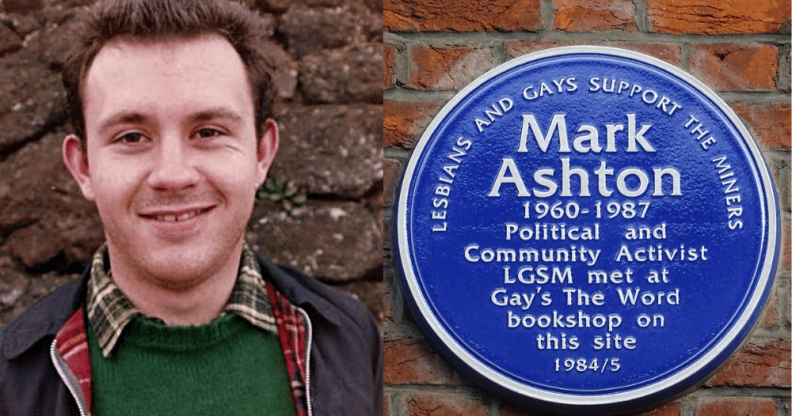 Mark Ashton co-founded Lesbians and Gays Support the Miners in 1984