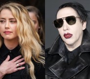 Amber Heard and Marilyn Manson