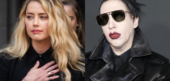 Amber Heard and Marilyn Manson