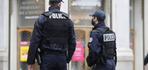 french police officers paris