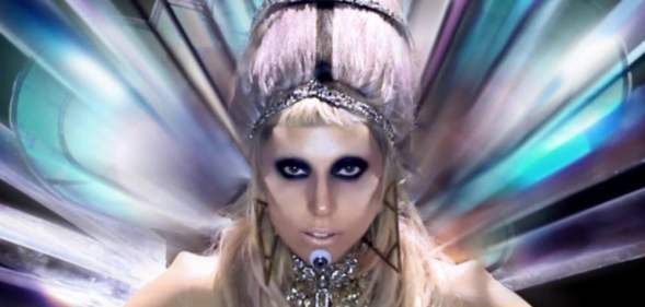 Lady Gaga in the music video for 'Born This Way'