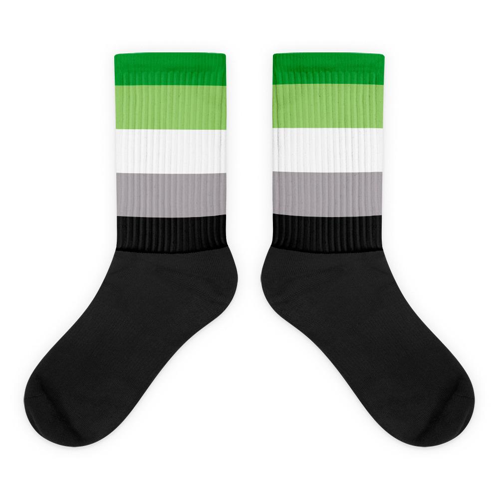 The Aromantic socks. (PinkNews)