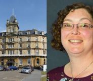 On the left: A photograph of the Bournemouth, Christchurch and Poole Council building. On the right: Headshot of LJ Poole