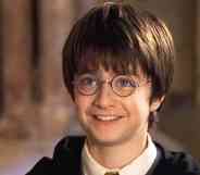 A young Daniel Radcliffe as Harry Potter